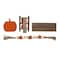 Glitzhome® Fall Wood Word Signs Table Décor Set